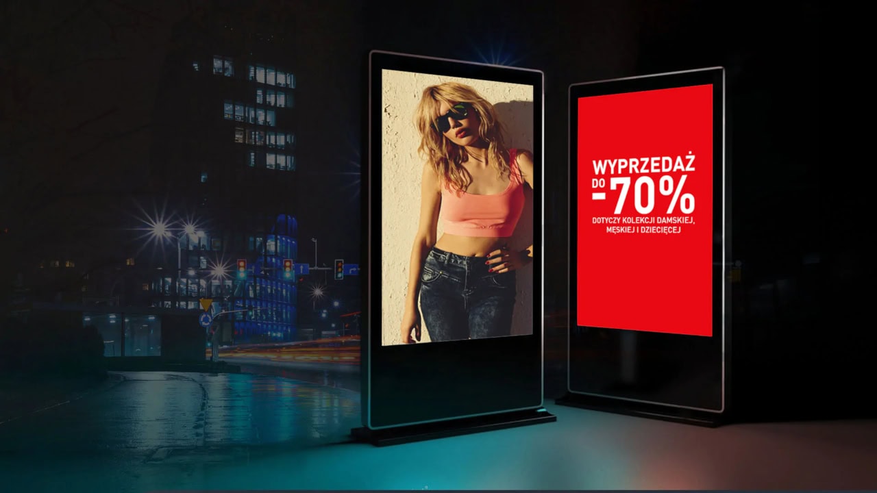 Reklama na ekranie Digital Signage