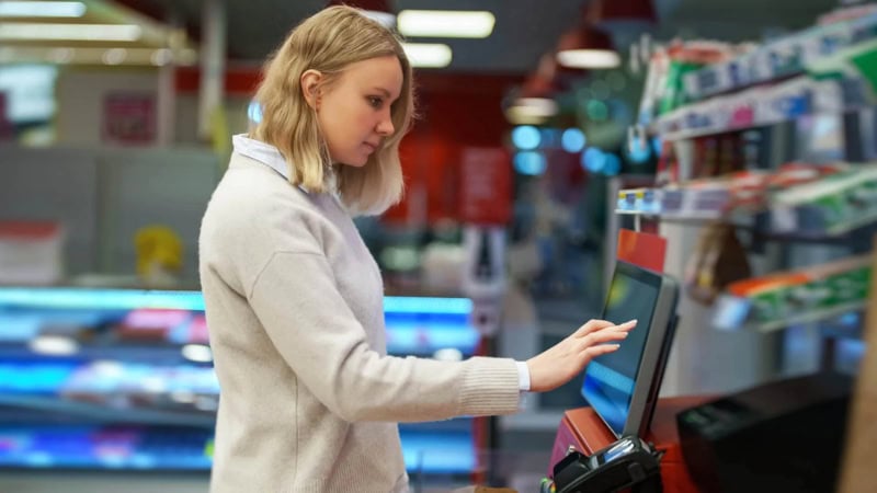 Kasa samoobsługowa w formie infokiosku